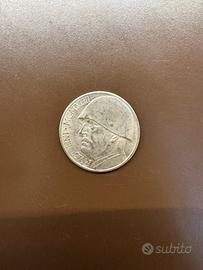 Moneta 20 Lire 1943 Mussolini