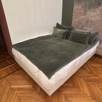 Sommier ecopelle  e materasso waterlily 140x190