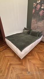 Sommier ecopelle  e materasso waterlily 140x190