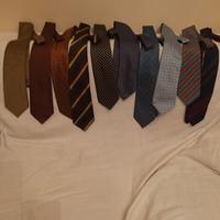 cravatte uomo pura seta..numero 10 cravatte