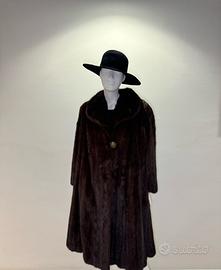 Cappotto ampio in pelliccia di visone Femmina Saga