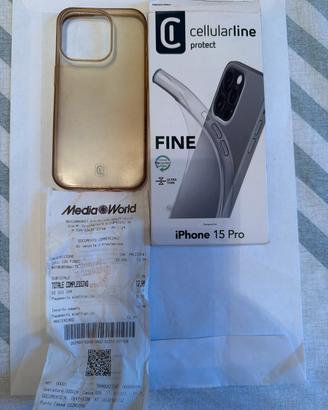Cover i Phone 15 pro  cellular line Fine