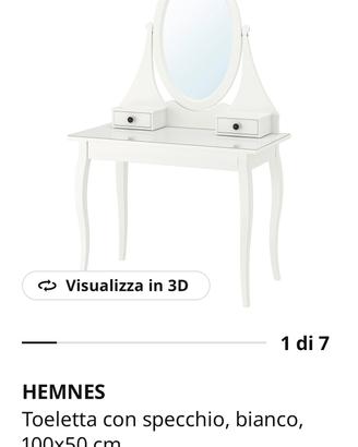Toeletta Ikea 100x50 pari al nuovo