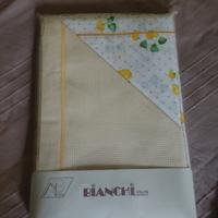 lenzuola singolo di cotone con federa nuovo 