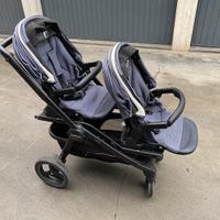 Passeggino trio gemellare/fratell. Peg Perego Team