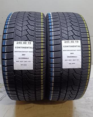2 GOMME 245 40 19 CONTINENTAL INV RIF4445