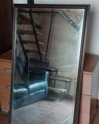 Specchio Grande a Figura Intera - Cornice scura