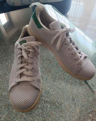 Scarpe Adidas Stan Smith in cotone bianca Tg.42