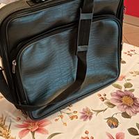 borsa pelle nera porta PC portatile pari al nuovo 