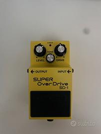 SUPER OVERDRIVE BOSS SD1 SD-1 pedale chitarra