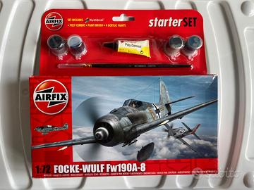 Kit Starter Set Airfix Focke-Wulf Fw190 1:72