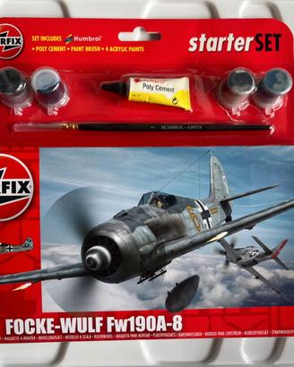 Kit Starter Set Airfix Focke-Wulf Fw190 1:72