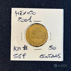 Collectible Coin 50 Centavos 2001 KM# 549 🇲🇽