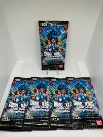5x FB09 Booster Pack Sealed Dragon Ball FW