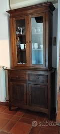 Mobile legno con vetrina 