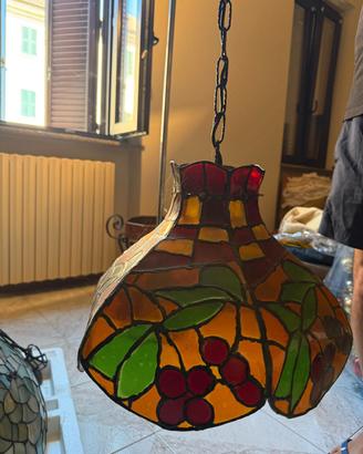 lampadario in vetro cattedrale come nuovo 