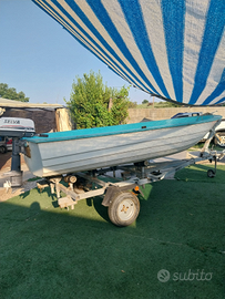 Motore marino SELVA + barca +carrello