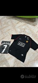 maglia retró Ronaldo manchester united Nuova