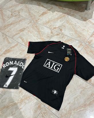 maglia retró Ronaldo manchester united Nuova