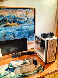 Postazione con PC da gaming 