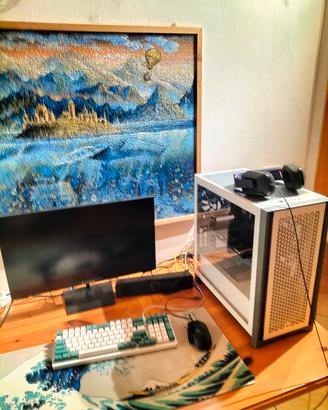 Postazione con PC da gaming 
