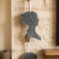 Coppia Silhouette Profili "Lui & Lei" 