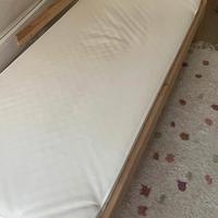 Letto ikea completo di rete con materasso e copri