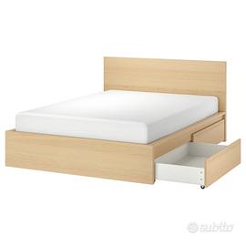 IKEA Malm Struttura Letto + Contenitori (Smontato)