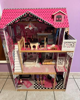 Casa Barbie Kidkraft + Barbie + vestiti +accessori