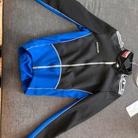 Giacca assos termica nero blu taglia L
