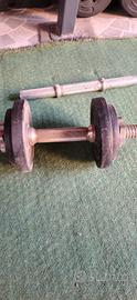 Pesi palestra 36 kg di pesi