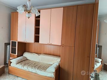 cameretta a ponte con due letti