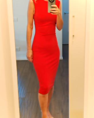Vestito aderente senza maniche
