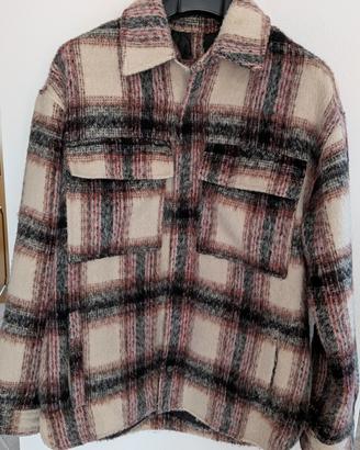 Cappotto con trama scozzese 