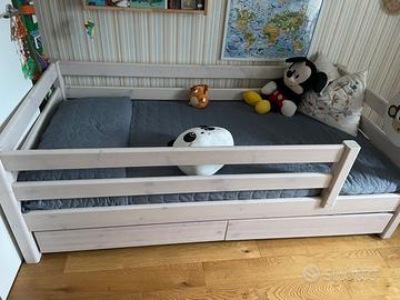 Letto Flexa come nuovo con cassetti