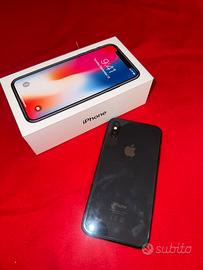 iPhone X 64GB Nero + scatola funzionante