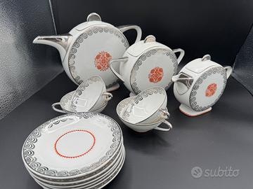 Servizio tè vintage Limoges France 13 pezzi
