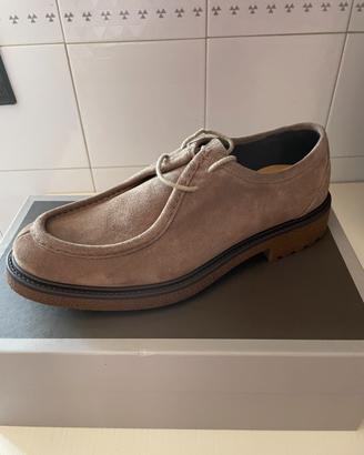 Scarpe Exton in Camoscio Taupe (Pari al Nuovo)