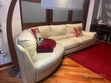 Divano Divani & Divani by Natuzzi in vera pelle -