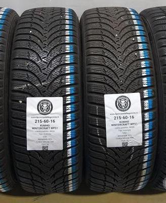 4 gomme 215 60 16 kumho a38540