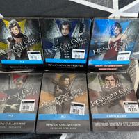 Set Completo Film Resident Evil Steelbook