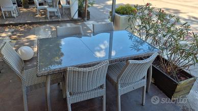 tavolo da giardino 150x90 cm