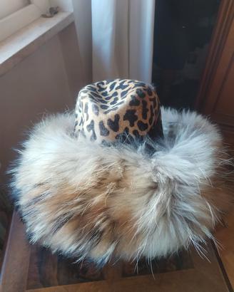 Cappello sartoriale Teodolinda Quintieri in volpe