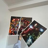 Set 3 poster Iron Man, Avengers, Hulkbuster