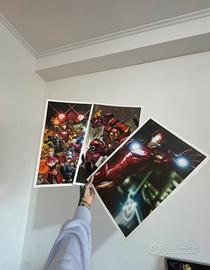 Set 3 poster Iron Man, Avengers, Hulkbuster
