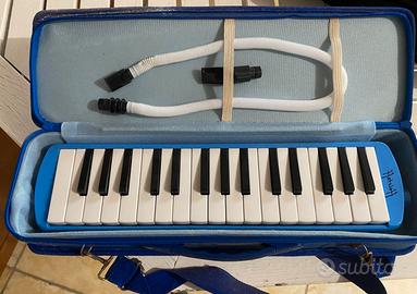 Melodica o diamonica con custodia.