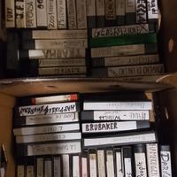 Lotto 190 VHS registrate  con pubblicità 