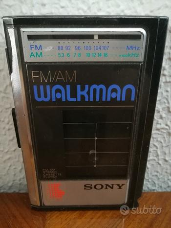 Walkman AM FM a Cassette Sony WM-F31 + Cuffie Sony