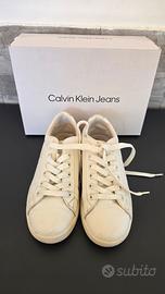 Scarpe Calvin Klein Jeans ragazzo bianche