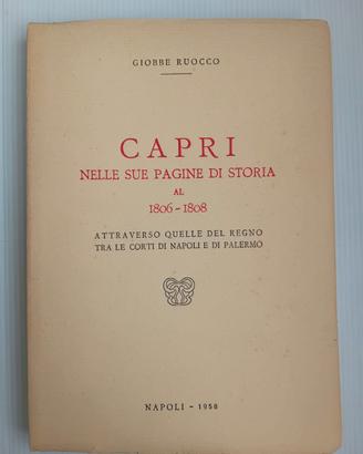 Capri nelle sue pagine di storia al 1806-1808